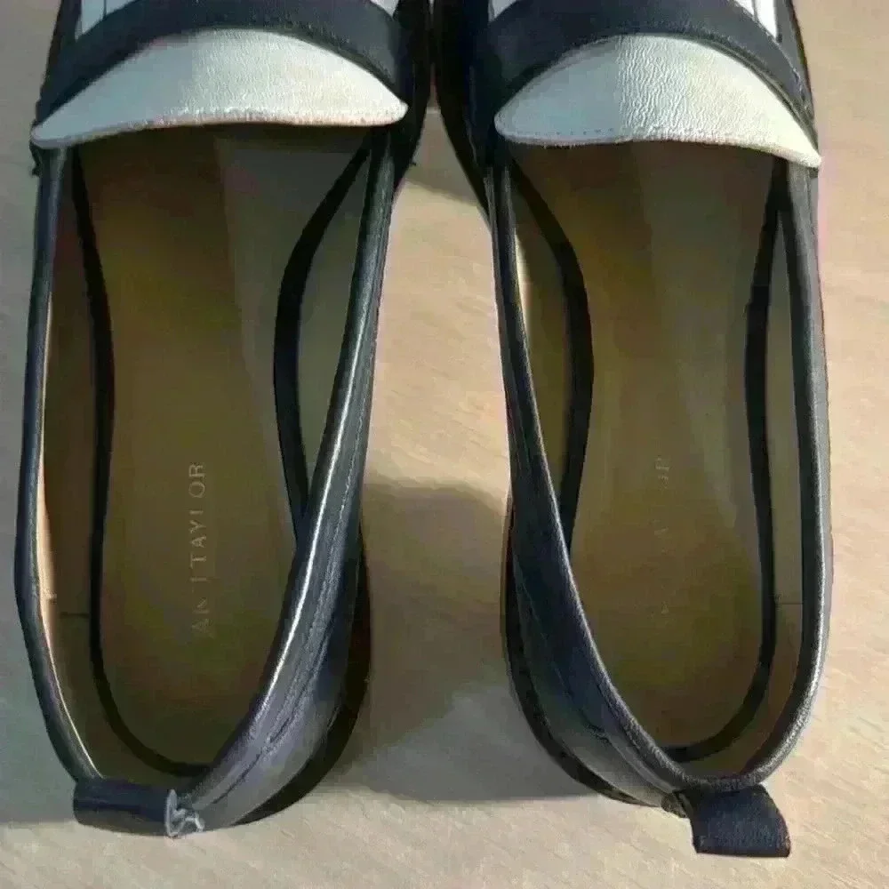 Ann Taylor Colorblock Leather Loafers - Picture 7 of 7